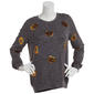 Womens Tru Self Long Sleeve Pumpkin Sweater - image 1