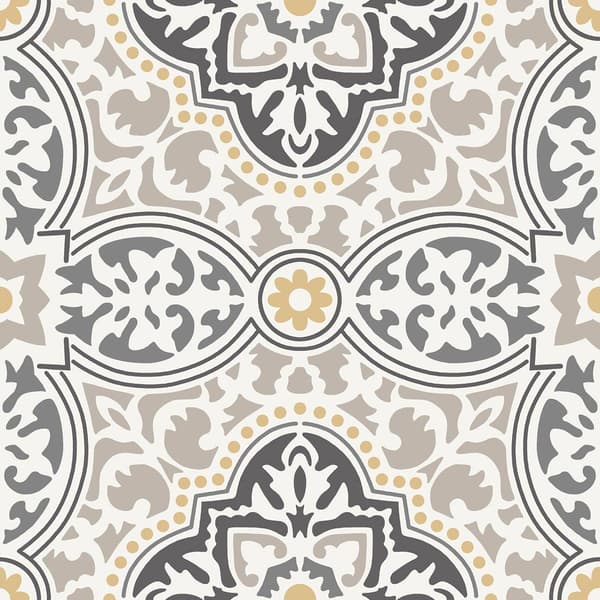 Jordan Manufacturing Rave Quatrefoil High Back Chair Cushion