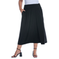 Plus Size 24/7 Comfort Apparel Foldover Maxi Skirt with Pockets - image 1