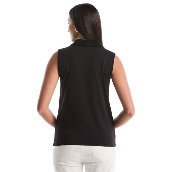Womens Rafaella® Sleeveless Collared Polo