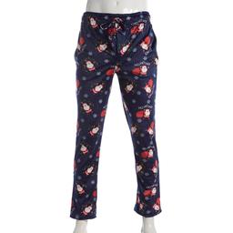 Mens Preswick & Moore(R) Ho Ho Ho Santa Silky Fleece Pajama Pants