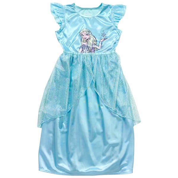 Girls Disney Frozen&#40;c&#41; Elsa Fantasy Nightgown - image 