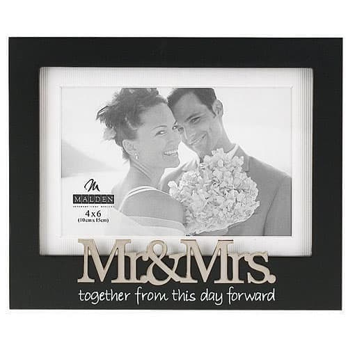 Malden Mr. & Mrs. Matted Frame - 4x6 - image 