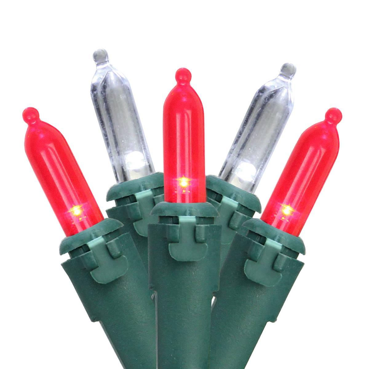 Northlight Seasonal Red And White LED Mini Christmas Lights