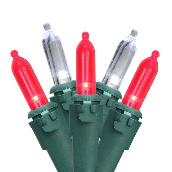 Northlight Seasonal Red And White LED Mini Christmas Lights - image 