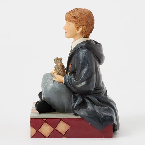 Jim Shore Harry Potter Ron with Scabbers Figurine