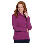 Womens Multiples Long Sleeve Turtleneck Stripe With Side Button - image 1