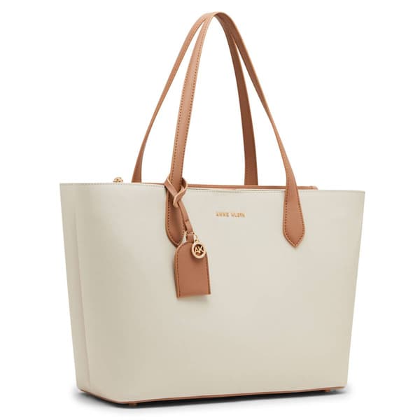 Anne Klein Bonded Double Compartment Tote