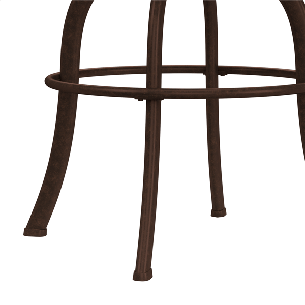 HH2 Home Bridgetown Tilt Base Metal Bar Height Swivel Stool