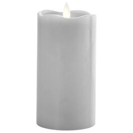 Mirage Flamless Pillar Candle - Grey
