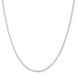 Gold Classics(tm) 10kt. White Gold 0.7mm 22in. Chain Necklace - image 1