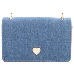 Betsey Johnson Prince Denim Crossbody Wallet