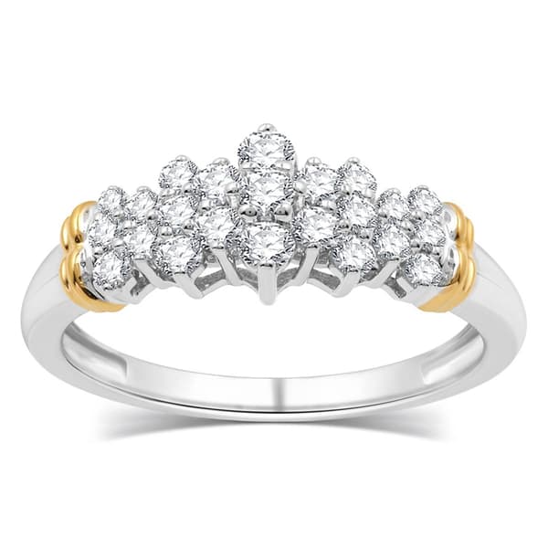 Nova Star(R) Yellow Gold 10kt. 1/2ctw. Lab Grown Diamond Ring - image 