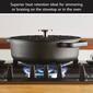 Farberware&#174; Disney Monochrome 3qt. Cast Iron Shallow Casserole - image 6