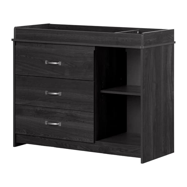 South Shore Tassio Grey Oak Changing Table
