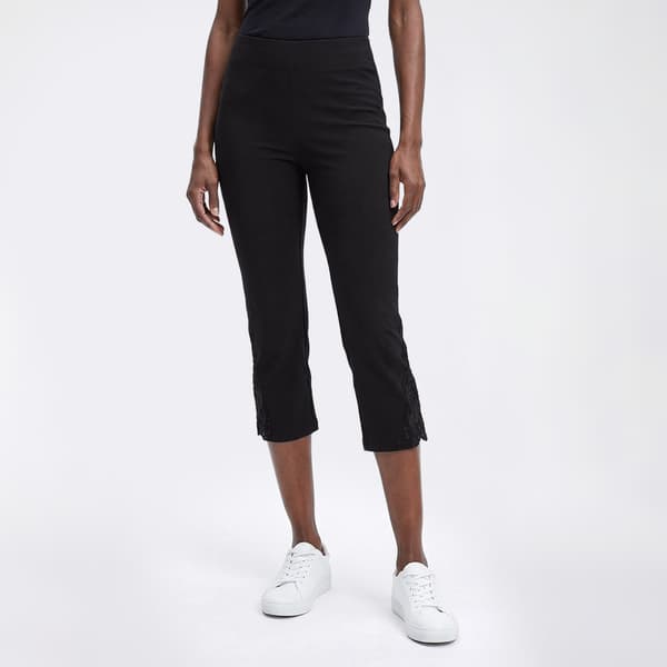 Petite Briggs Crochet Hem Luxe Millennium Capris