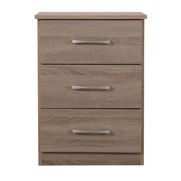 Passion Furniture Boston 3-Drawer Nightstand