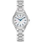 Womens Bulova Stainless Blue Accent Bracelet Watch - 96L285 - image 1