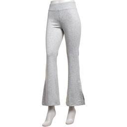 Juniors Derek Heart Scuba Rib Waist High Rise Flare Pants