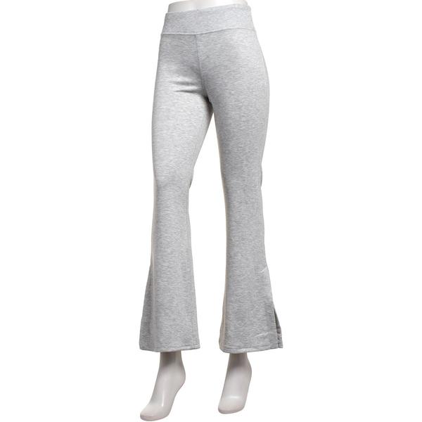 Juniors Derek Heart Scuba Rib Waist High Rise Flare Pants - image 