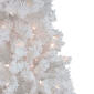 Northlight Seasonal 6.5ft. Pre-Lit Flocked Artificial Spruce Tree - image 3