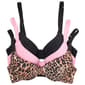 Womens Juicy Couture 3pk. Logo Strap Push-Up Bras JC4603-3PKDS - image 1