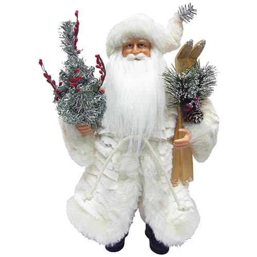 Santa's Workshop 15in. Winter White Santa Claus - image 