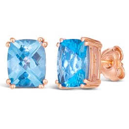 Le Vian&#40;R&#41; 14kt 2 7/8 cts. Ocean Blue Topaz&#40;tm&#41; Earrings