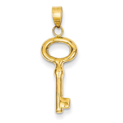 Gold Classics(tm) 14kt. Rounded Key Pendant - image 