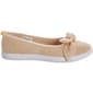Womens Ashley Blue Canvas With Bow Slip On Flats - image 3
