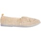 Womens Ashley Blue Crochet Slip On Flats - image 3