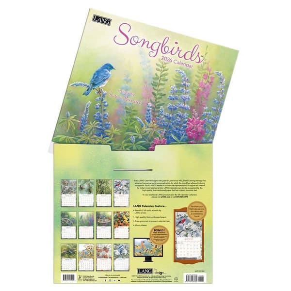 Lang® 2026 Songbirds Calendar
