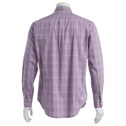 Mens Preswick & Moore® Regular Fit Plaid Dress Shirt - Purple