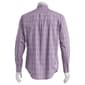 Mens Preswick & Moore® Regular Fit Plaid Dress Shirt - Purple - image 3