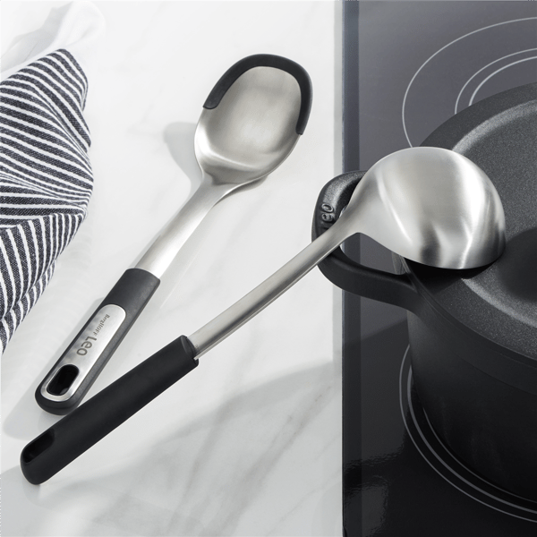BergHOFF Graphite 2pc. Soup Ladle & Serving Spoon Set