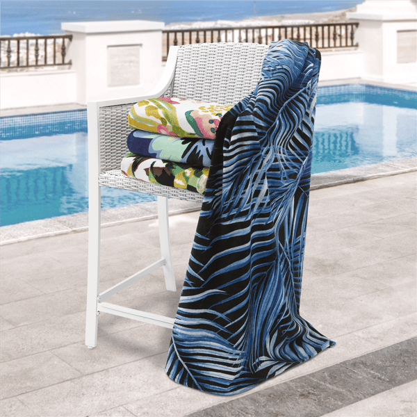 Nicole Miller Aria Floral Beach Towel