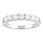 Nova Star&#40;R&#41; White Gold Lab Grown Diamond 7 Stone Anniversary Ring - image 1