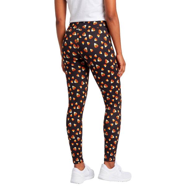 Womens Runway Ready Candy Corn Halloween Leggings
