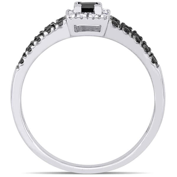 Diamond Classics&#8482; 10kt. White Gold 1/2ct. Black Diamond Ring