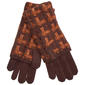 Womens Calvin Klein Grid Knit Gloves - image 1