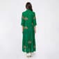 Womens Figueroa & Flower Elbow Sleeve Paisley Tier Maxi Dress - image 2
