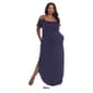 Plus Size White Mark Cold Shoulder Scoop Neck Maxi Dress - image 5