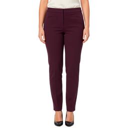 Plus Size Briggs Solid Elastic Waist Welt Pocket Pants