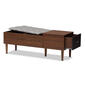 Baxton Studio Merrick Shoe Rack Cabinet Organizer - image 4