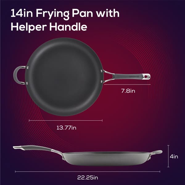 Circulon&#174; Radiance 14in. Hard-Anodized Non-Stick Frying Pan