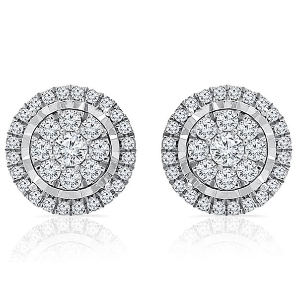 Diamond Classics™ White Gold Diamond Stud Earrings