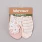 Baby Girl (NB-6M) baby views(R) 4pk. Floral/Solid Mittens - image 1