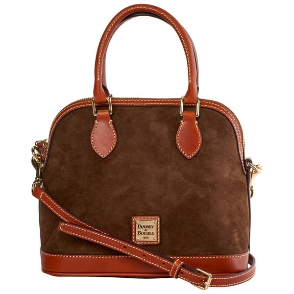Dooney & Bourke Suede Satchel - image 