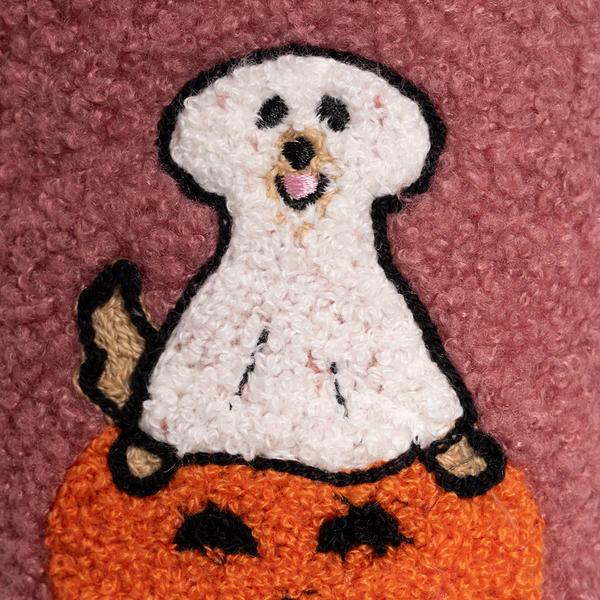 Womens MUK LUKS® Punch Needle Scuff Dog Ghost Slip On Slippers