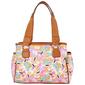 Lily Bloom Landon Satchel - Stain Glass Butterfly - image 4